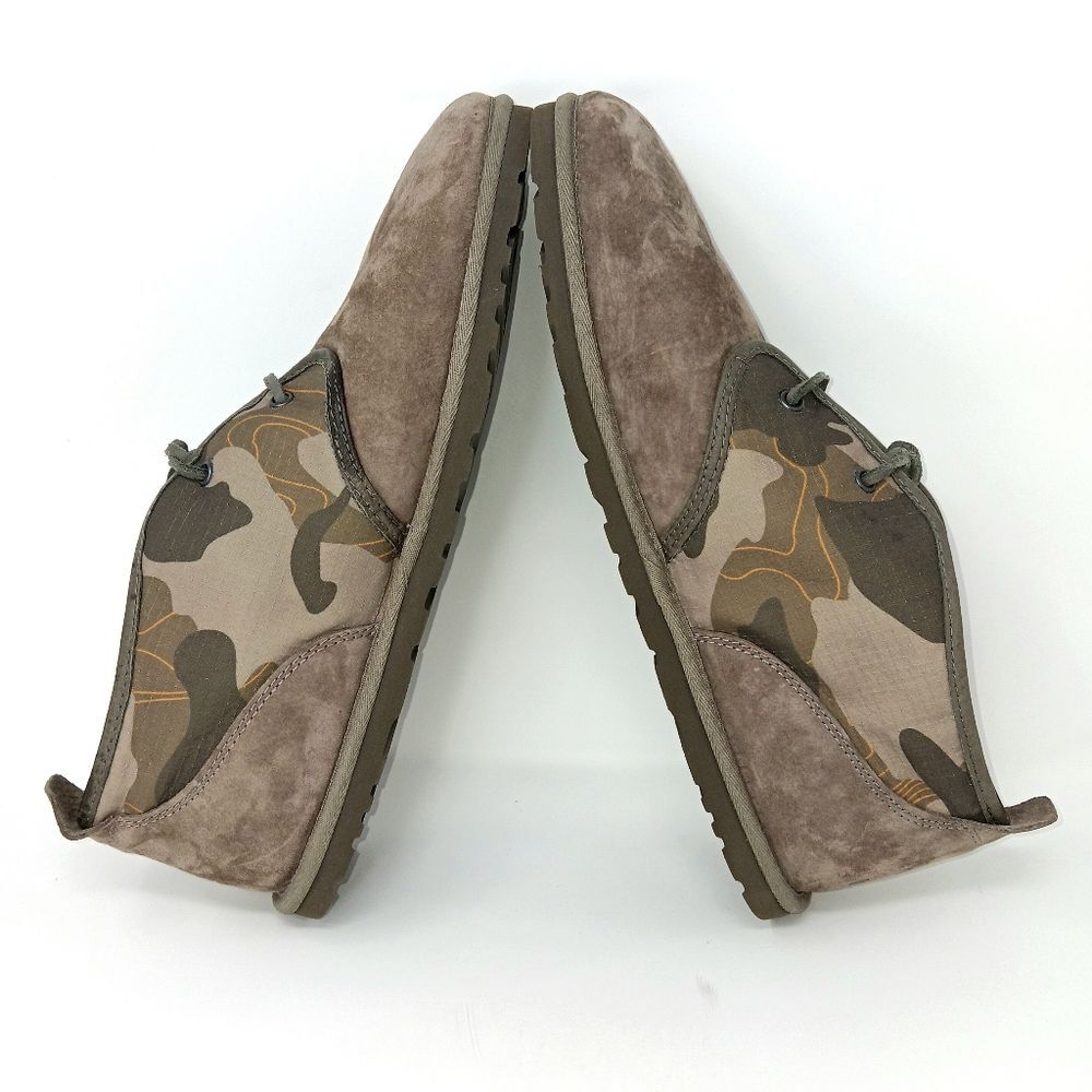 UGG Men’s Maksim Camo Brindle Suede Chukka Boots Size 11 Comfort Utility - Picture 5 of 12